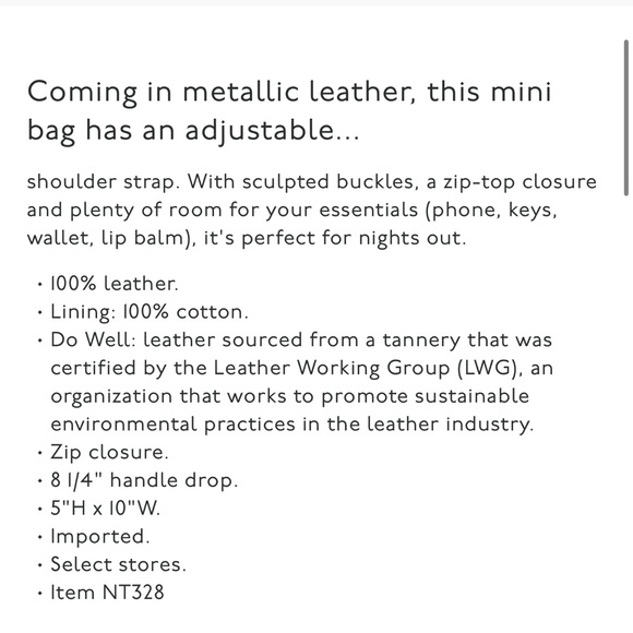 Madewell Slouch Mini Shoulder Metallic Gold cute 🥰 - Picture 12 of 12